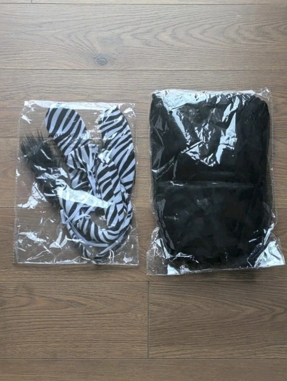 Zebra Costume 4 Piece Set Childs OSFM NIB Dress Up